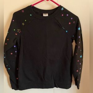 Athletic Works Colorful Stars Fleece Sweatshirt Girls X-Large (14-16)